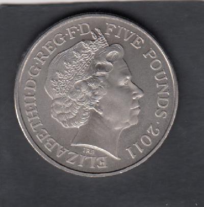 Beschrijving: 5 Pond ROYAL WEDDING WILLIAM/CATHERINE